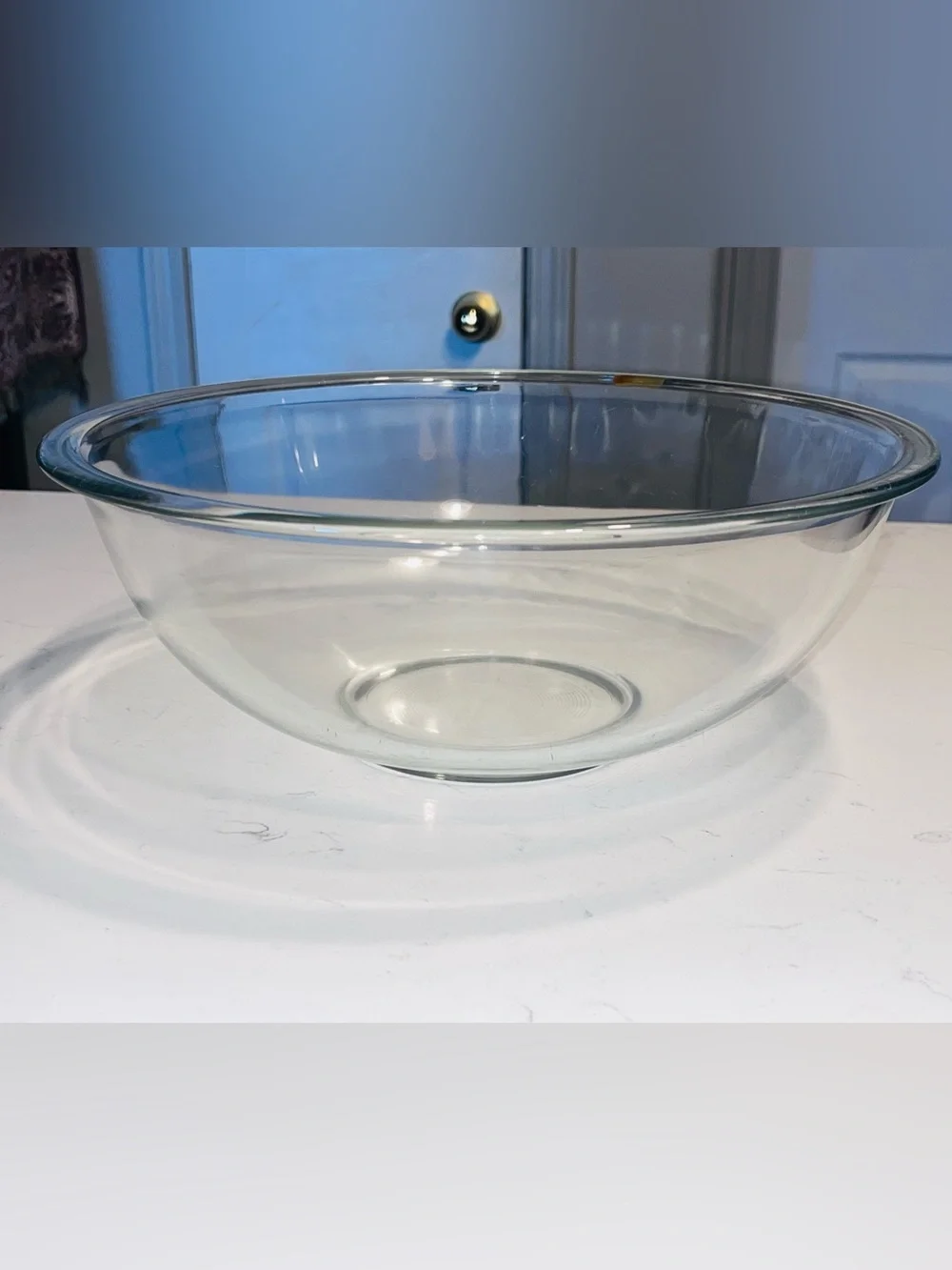Vintage 70’s Pyrex #326 Cleat Glass Mixing Bowl 4qt 12” inch USA